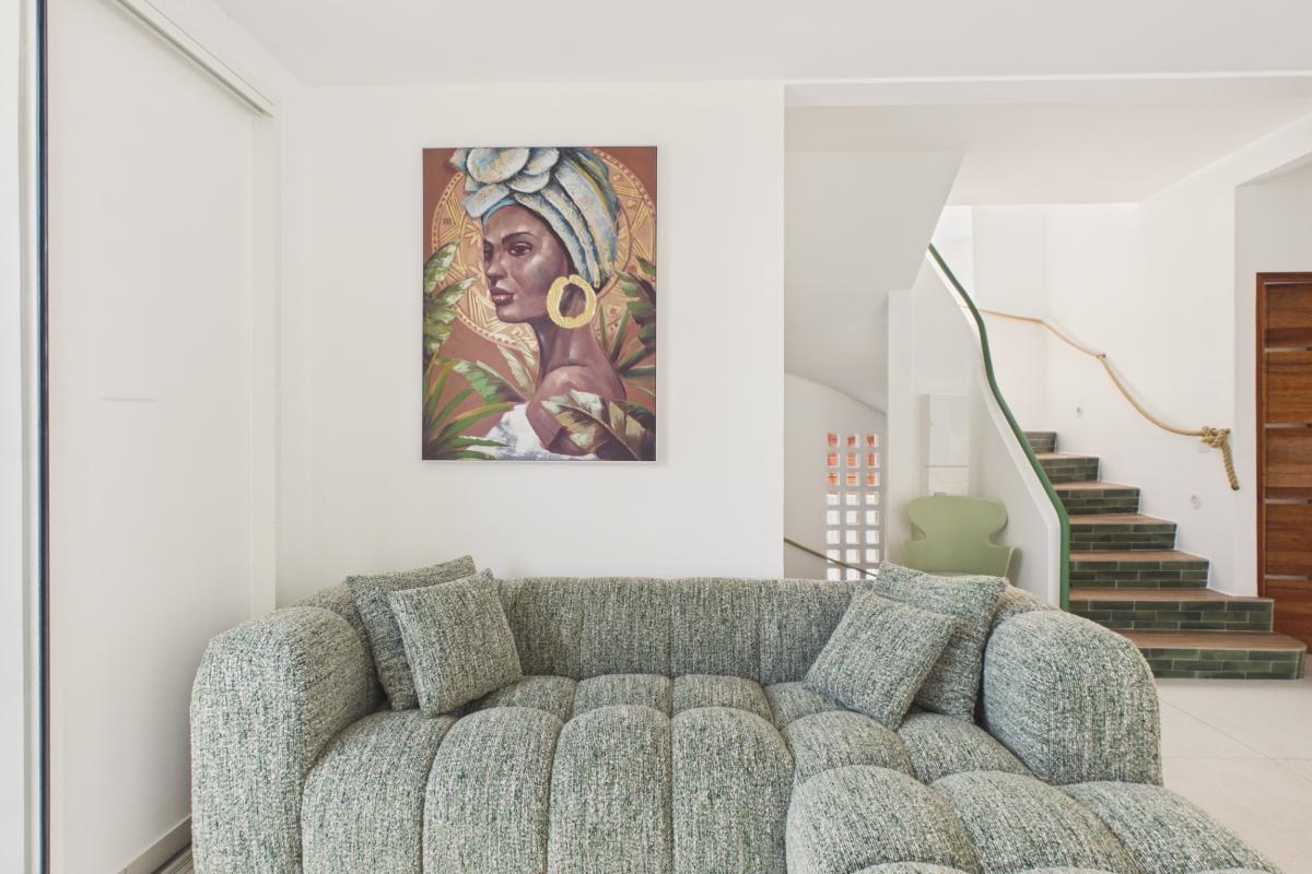 Location villa pied dans l'eau 4 chambres diamant - salon